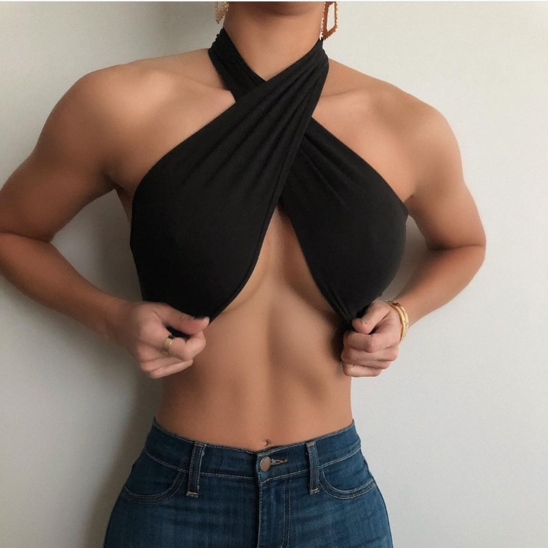 Strapless Bra Backless - Wiosenna nowa damska koszulka T-shirt, damska