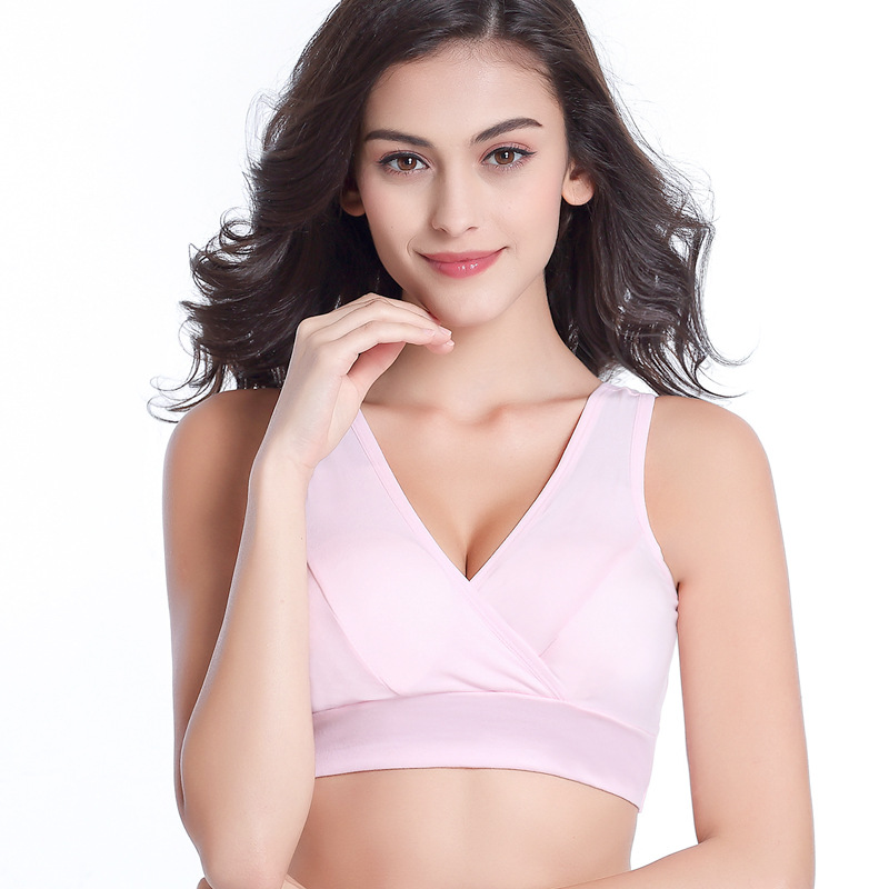Nursing Bra Sleep - Ciążowy biustonosz do spania bez fiszbin,