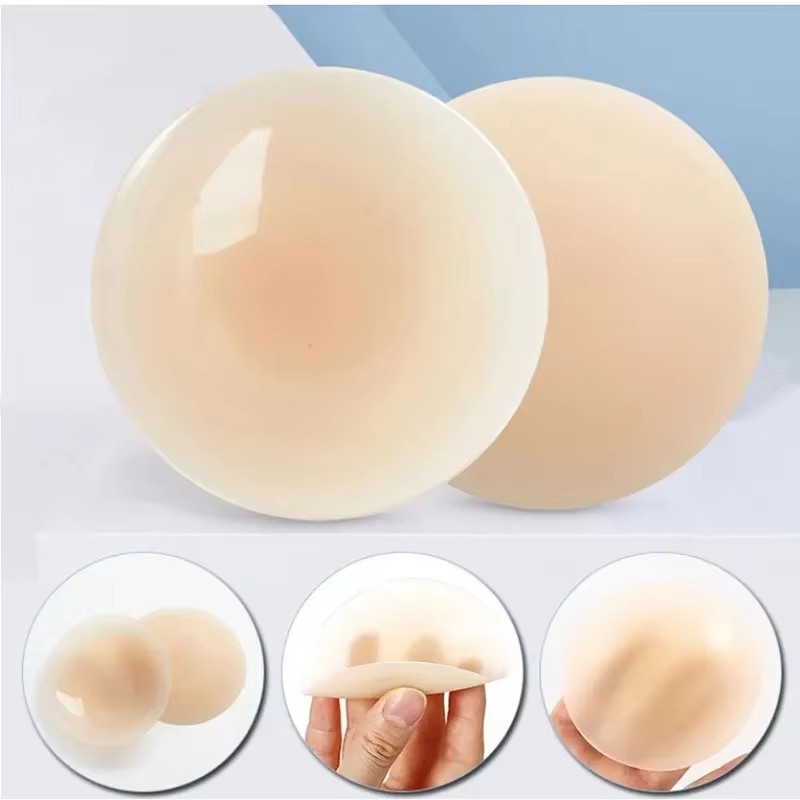 Strapless Bra Backless - 1 Para Wielorazowych Naklejek na Piersi,