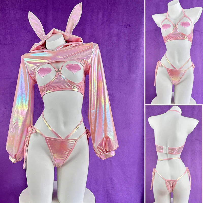 Damski strój do cosplayu: różo – Garter Belt Set recenzja i cena