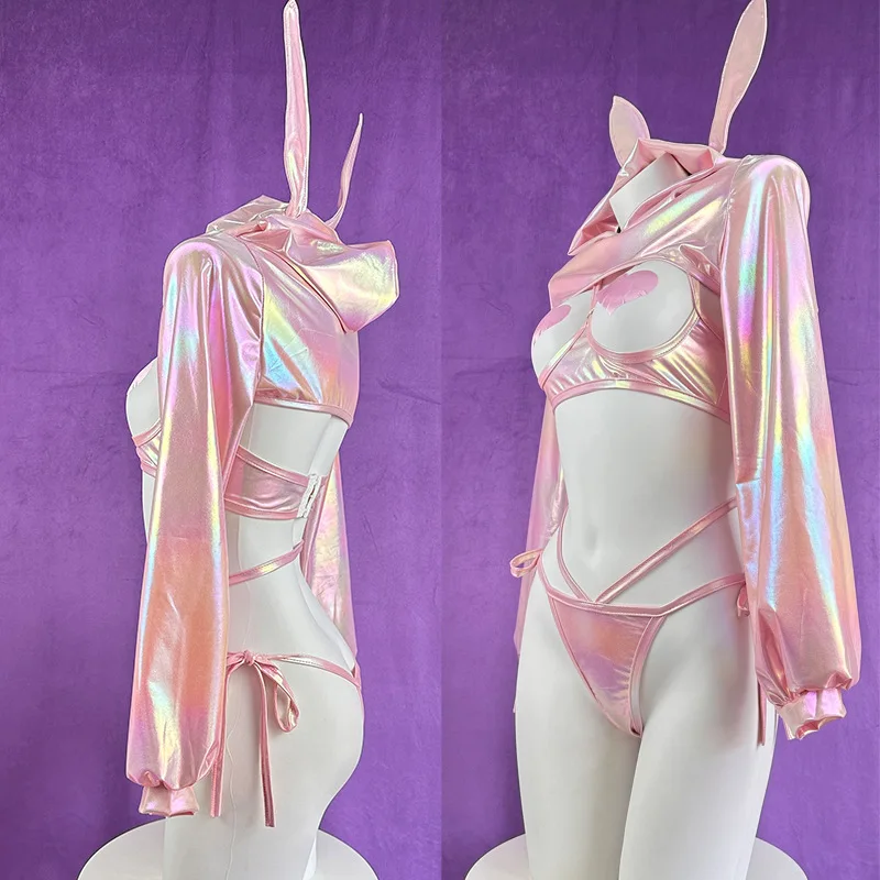 Damski strój do cosplayu: różo – Garter Belt Set recenzja i cena