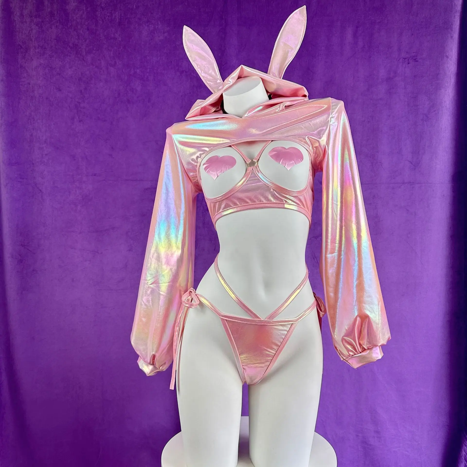 Damski strój do cosplayu: różo – Garter Belt Set recenzja i cena