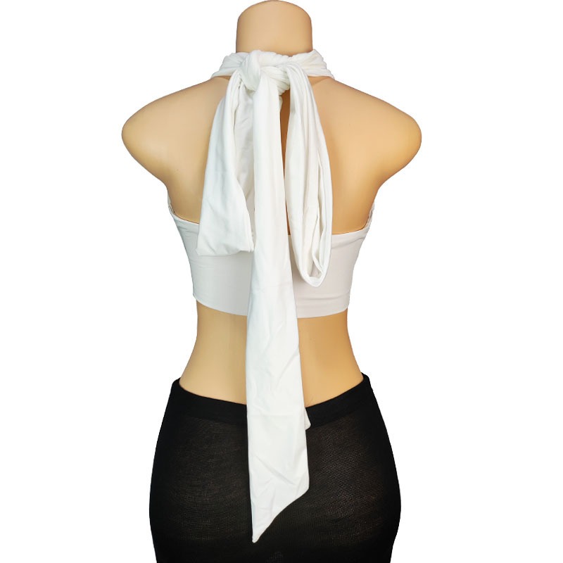 Wiosenna nowa damska koszulka  – Strapless Bra Backless recenzja i cena