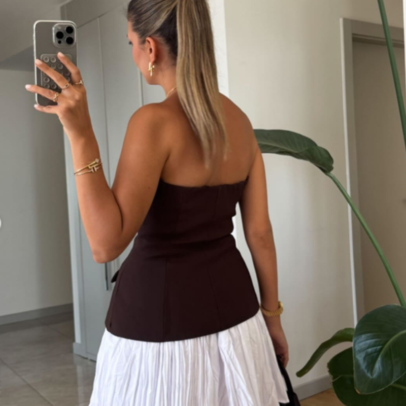 HXAO Top bez ramiączek typu tu – Strapless Bra Backless recenzja i cena