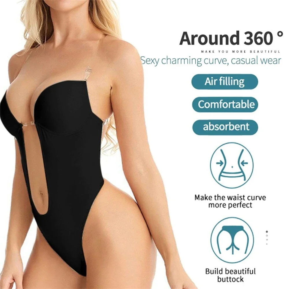 1 szt. Damskie Body bez ramiąc – Shapewear Bodysuit Firm recenzja i cena