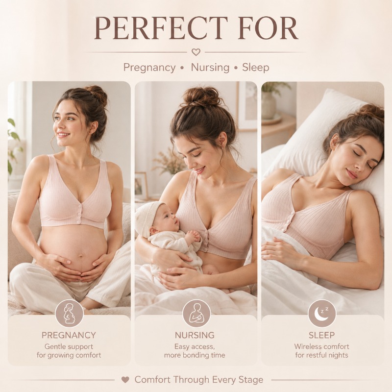 Biustonosz do karmienia dla ko – Nursing Bra Sleep recenzja i cena