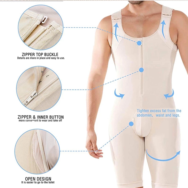 Męskie body modelujące urządze – Shapewear Bodysuit Firm recenzja i cena